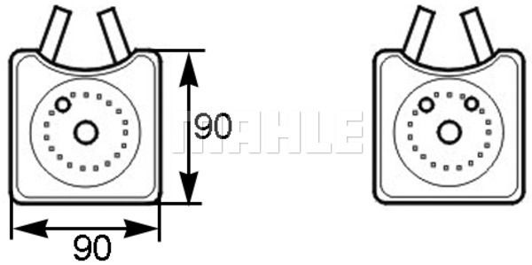 MAHLE Hladnjak ulja, motorno ulje