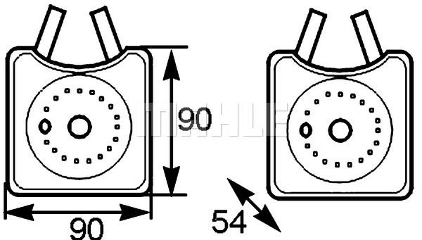 MAHLE Hladnjak ulja, motorno ulje