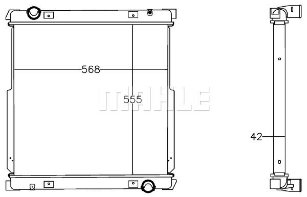 MAHLE Hladnjak, hlađenje motora
