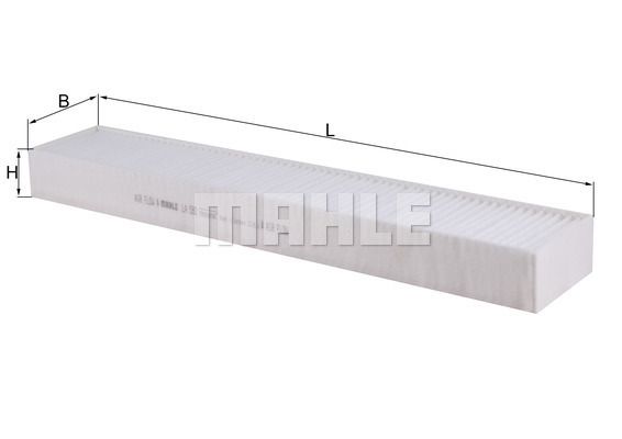 MAHLE ORIGINAL Filtar, zrak unutarnjeg prostora
