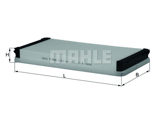 MAHLE ORIGINAL Filtar, zrak unutarnjeg prostora
