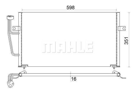 MAHLE Kondenzator, klimauređaj