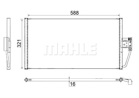 MAHLE Kondenzator, klimauređaj