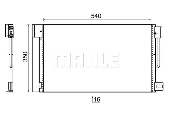 MAHLE Kondenzator, klimauređaj