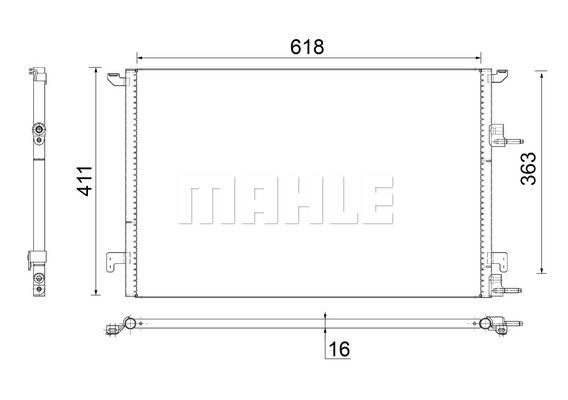 MAHLE Kondenzator, klimauređaj