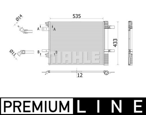 MAHLE Kondenzator, klimauređaj