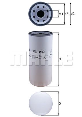 MAHLE ORIGINAL Filter za ulje