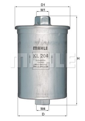 MAHLE ORIGINAL Filter za gorivo
