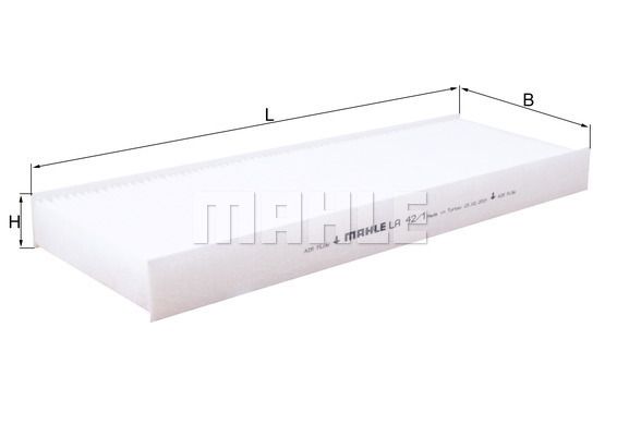 MAHLE ORIGINAL Filtar, zrak unutarnjeg prostora