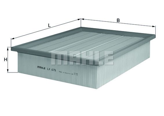 MAHLE ORIGINAL Filter za zrak