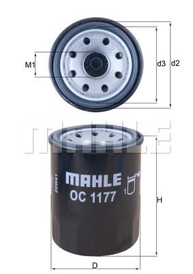 MAHLE ORIGINAL Filter za ulje