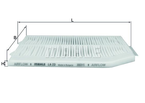 MAHLE ORIGINAL Filtar, zrak unutarnjeg prostora