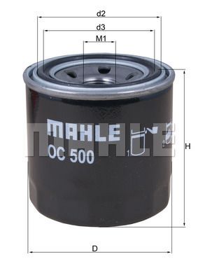 MAHLE ORIGINAL Filter za ulje