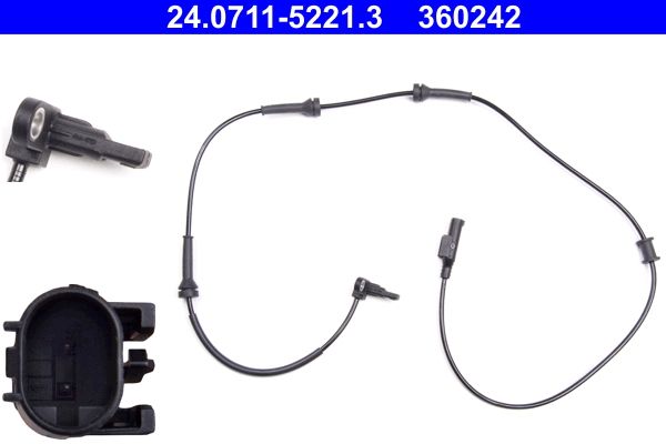 ATE Osjetnik, broj okretaja kotača