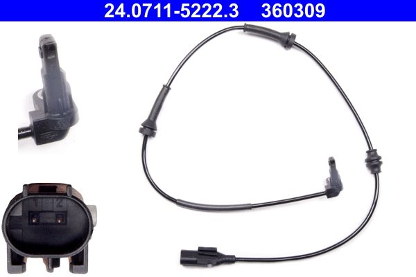 ATE Osjetnik, broj okretaja kotača