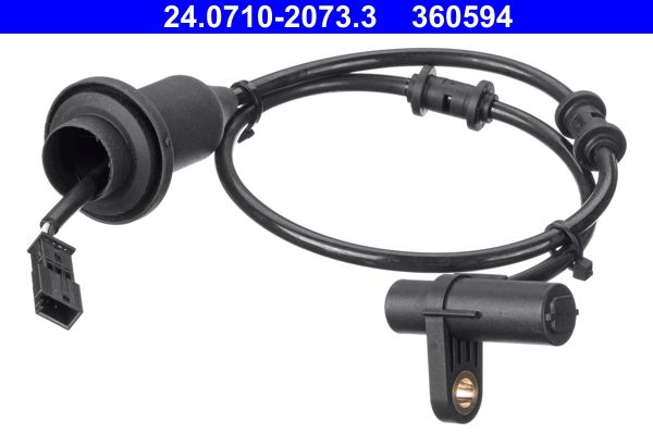 ATE Osjetnik, broj okretaja kotača