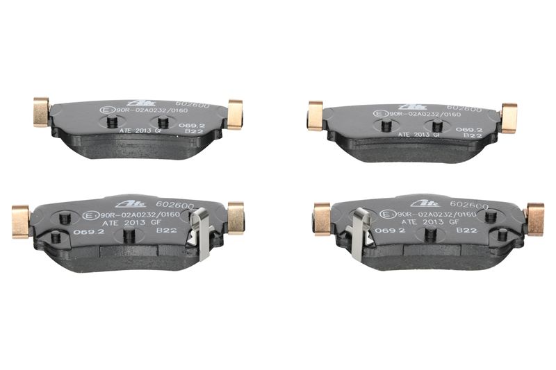 ATE Komplet kočionih obloga, disk-kočnica