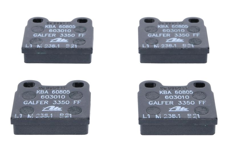 ATE Komplet kočionih obloga, disk-kočnica