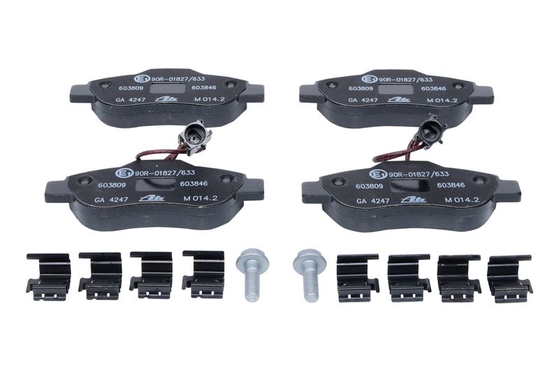 ATE Komplet kočionih obloga, disk-kočnica