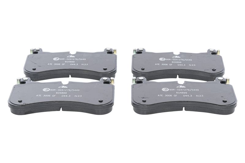 ATE Komplet kočnih obloga, disk kočnica