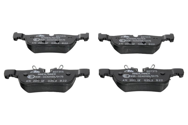 ATE Komplet kočionih obloga, disk-kočnica