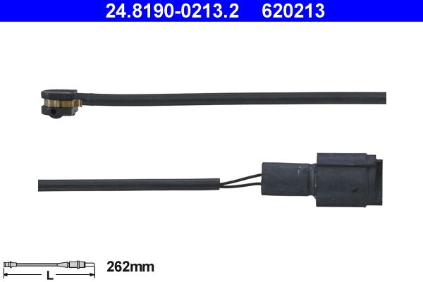 ATE Kontakt za upozorenje, istrošenost kočionih obloga