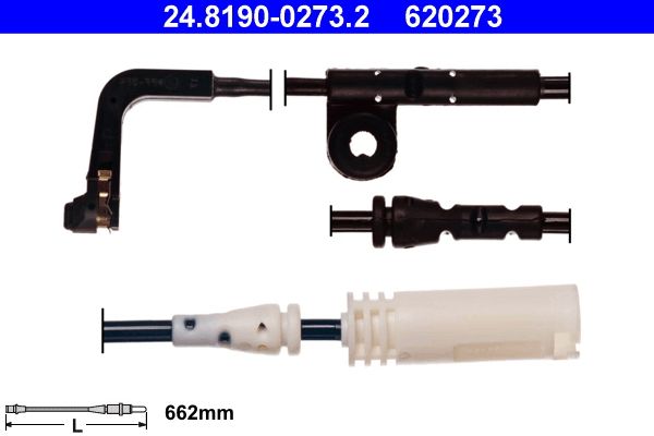 ATE Kontakt za upozorenje, istrošenost kočionih obloga