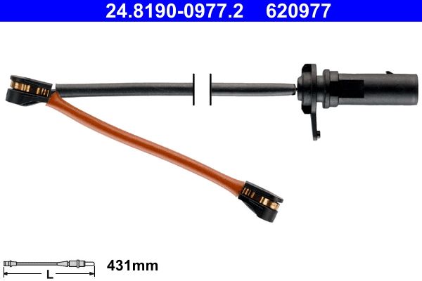 ATE Kontakt za upozorenje, istrošenost kočionih obloga