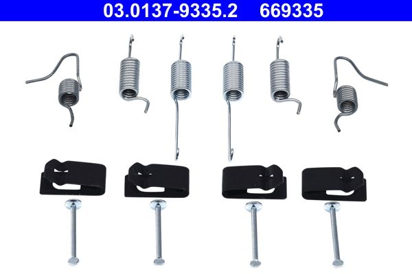 ATE Komplet pribora, čeljusti parkirne kočnice