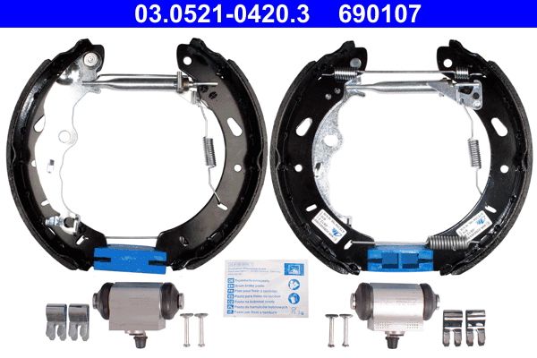 ATE Komplet kočionih papuča