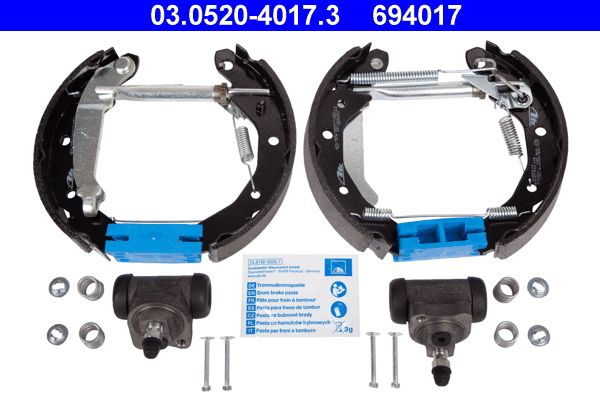 ATE Komplet kočionih papuča