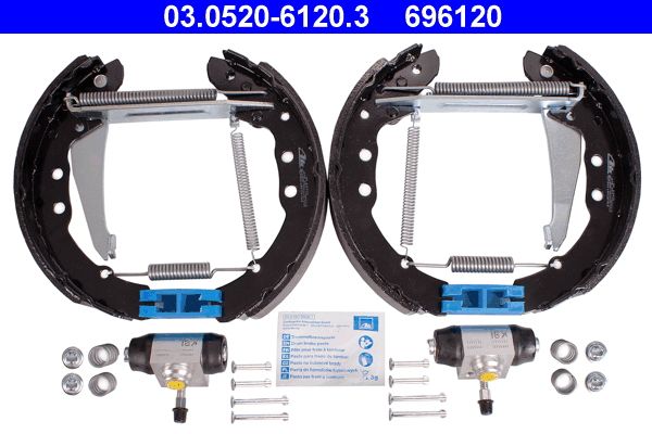 ATE Komplet kočionih papuča