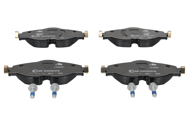 ATE Komplet kočnih obloga, disk kočnica