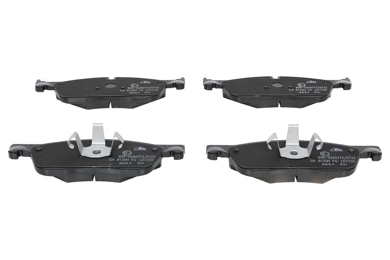 ATE Komplet kočnih obloga, disk kočnica