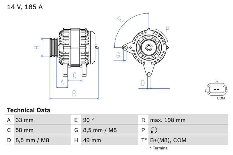 BOSCH Alternator