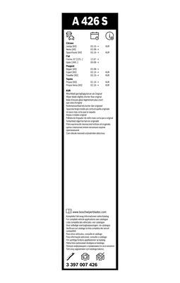 Bosch Metlica brisača