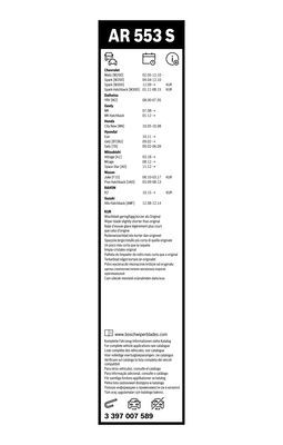 Bosch Metlica brisača