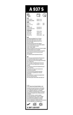 Bosch Metlica brisača