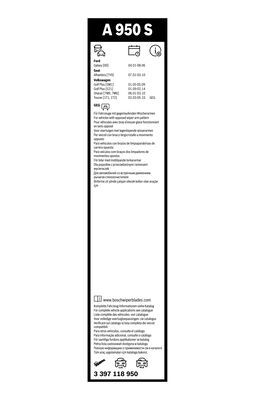 Bosch Metlica brisača