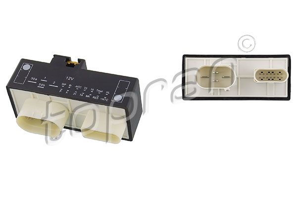 TOPRAN Upravljački uređaj, električni ventilator (hlađenje motora)