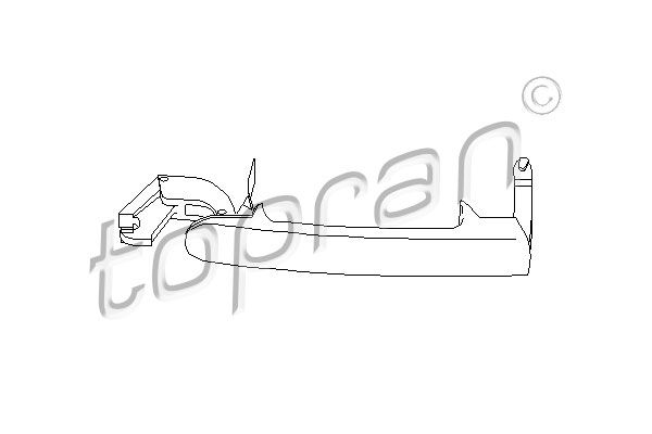 TOPRAN Ručica na vratima