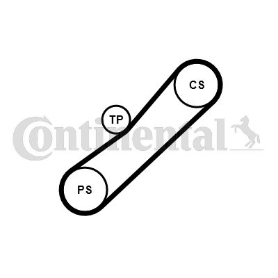 Originalni dio - Komplet klinastog rebrastog remena za Renault