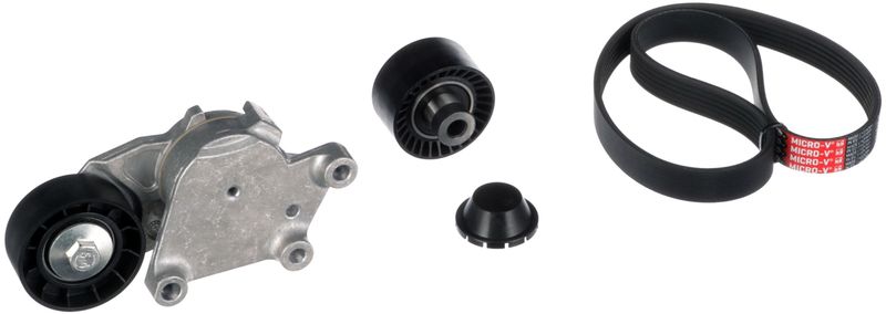 GATES Komplet klinastih orebrenih remena