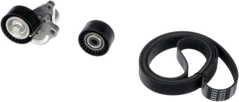 GATES Komplet klinastog rebrastog remena