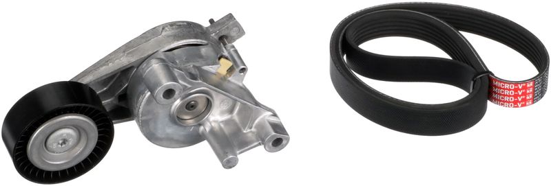 GATES Komplet klinastog rebrastog remena