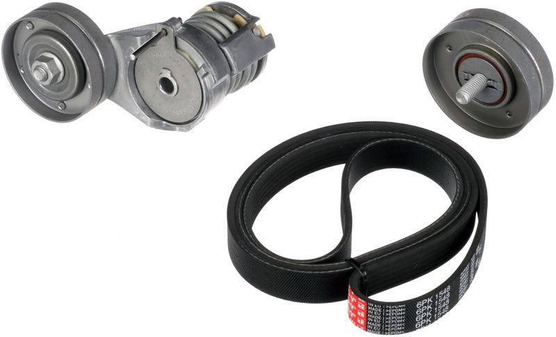 GATES Komplet klinastih orebrenih remena