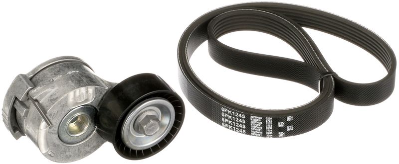 GATES Komplet klinastog rebrastog remena