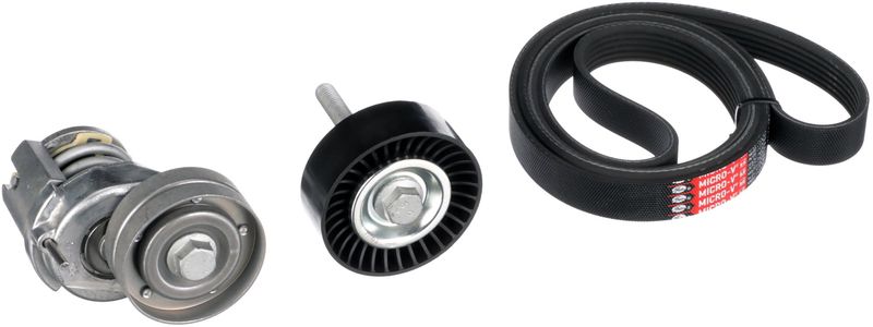 GATES Komplet klinastih orebrenih remena