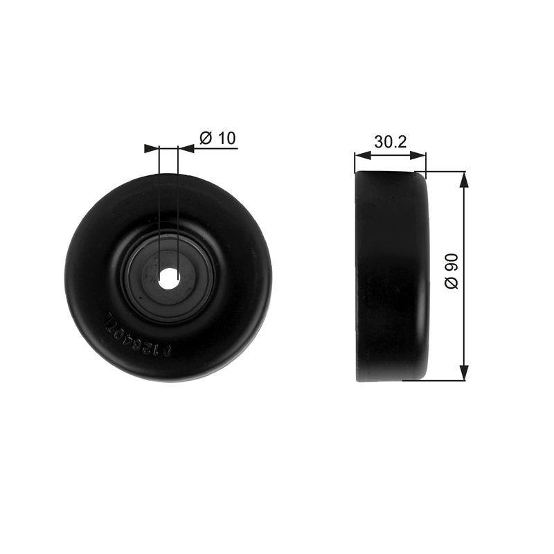 GATES Prekretni/vodeći valjčić, klinasti orebreni remen