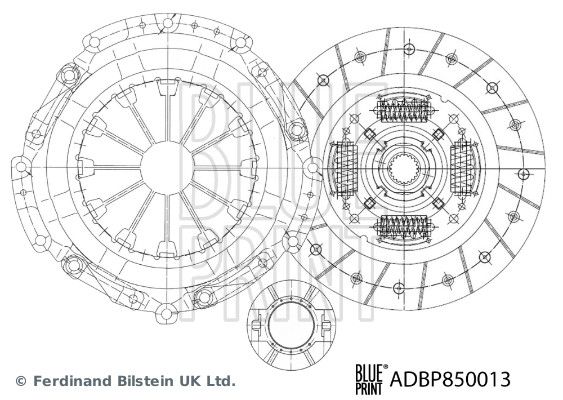 BLUE PRINT Komplet spojke